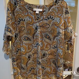 Paisley Print Women's Top